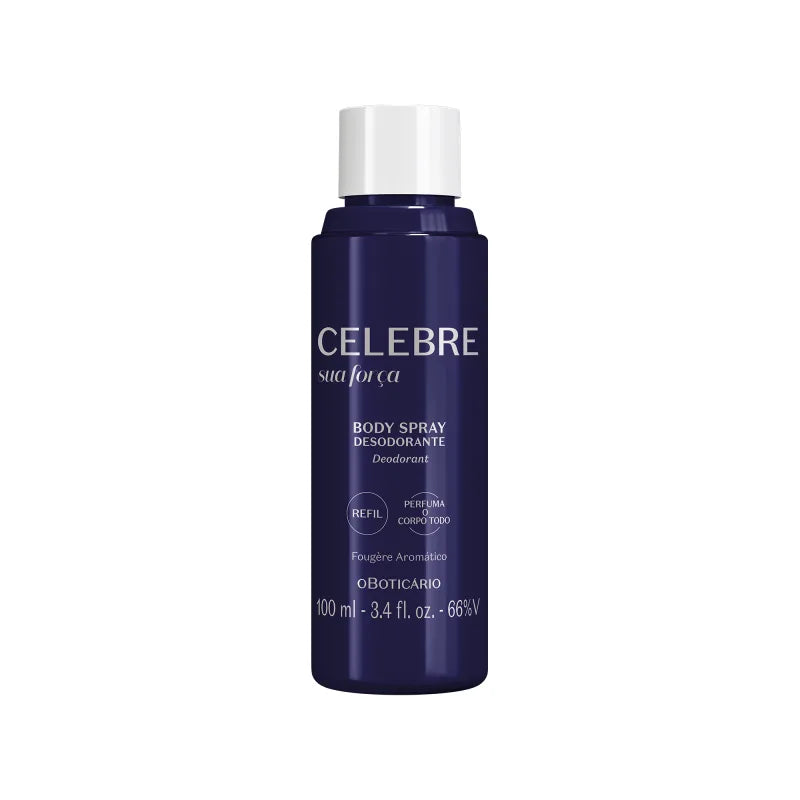 Celebre Sua Força Men's Body Spray Refill 100ml