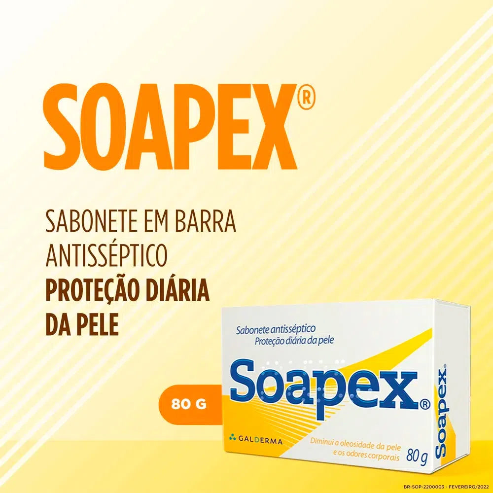 Galderma Soapex Antiseptic Soap Bar With 80G