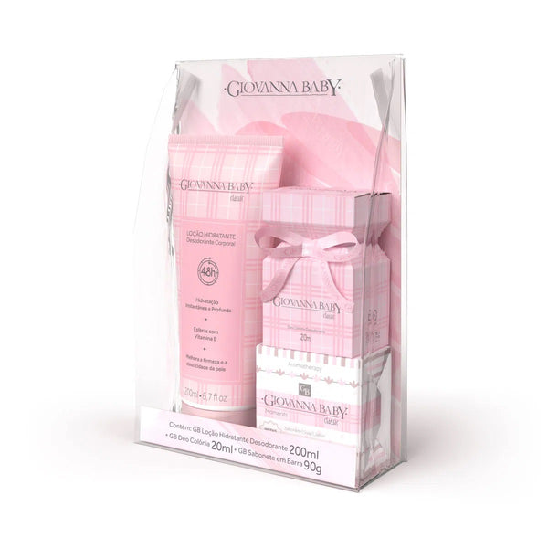 Giovanna Baby Classic Kit: Body Lotion, Perfum and bar Soap