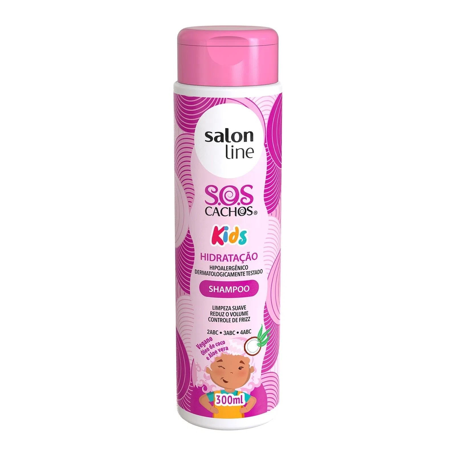 SOS Cachos Kinder Hidratação Shampoo Salon Line 300 ml