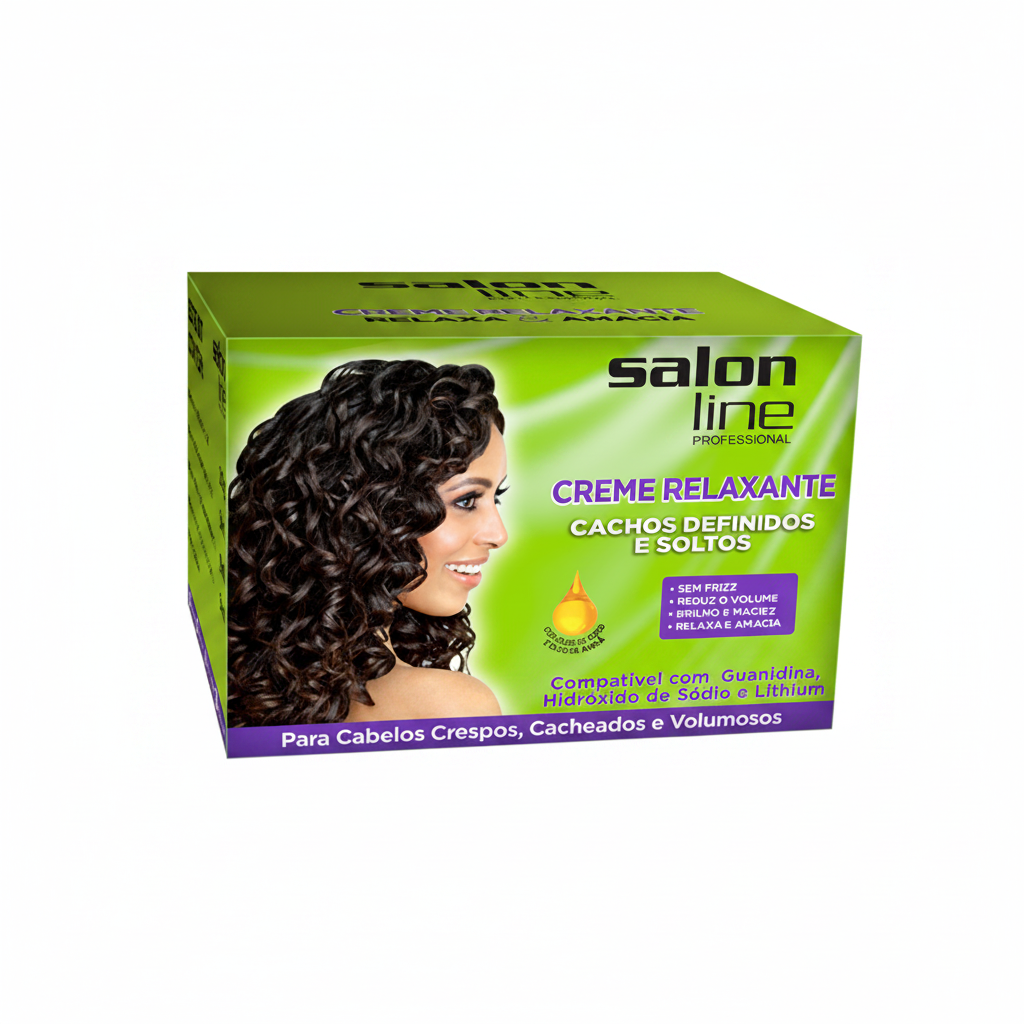 Salon Line Creme Relaxante Cachos Definidos e Soltos 200g