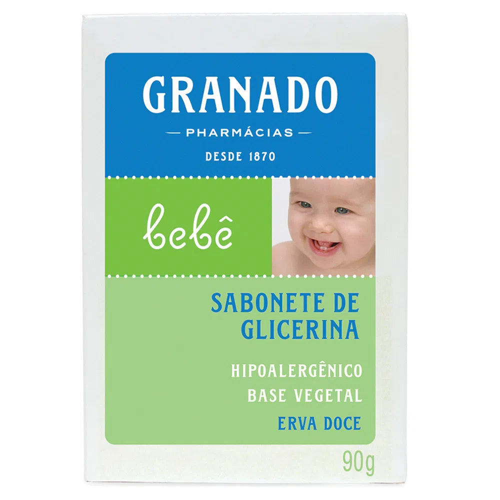 Granado Baby Fennel Glycerine Savon - 90g Erva Doce