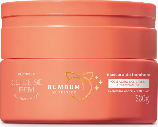 Máscara de Hidratação Cuide-se Bem Bumbum de Pêssego, 230g