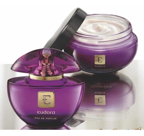 Combo Eudora Purple: Eau de Parfum 75ml+ Body Cream 250g