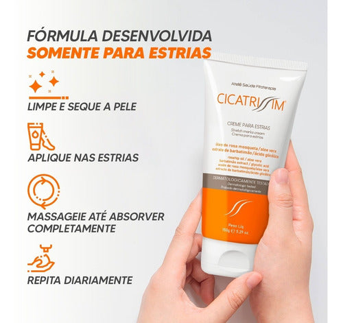 Cream for Stretch Marks - 150g   CicatriSSim