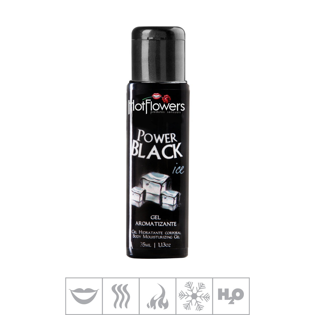 Gel Comestível Power Black Ice 35ml (HC337) - Padrão