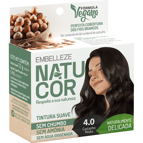 Natucor Powder Dye 4.0 - Medium Brown