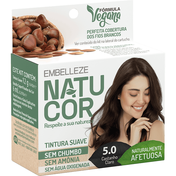 Natucor Powder Dye 5.0 - Light Brown