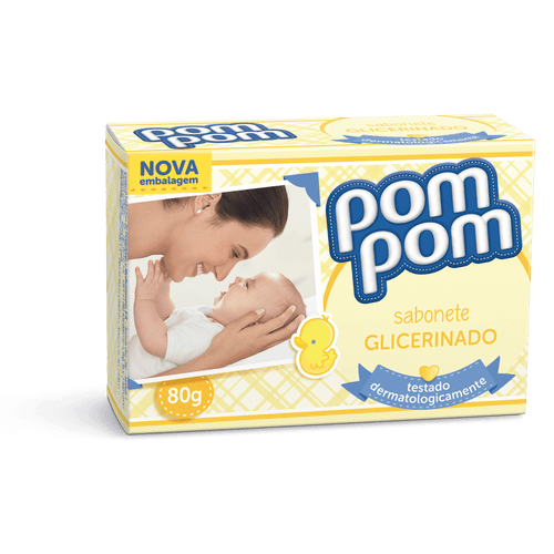 Pom Pom Bath Time Soap 80g