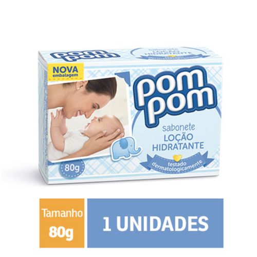 Pom Pom Moisturizing Soap  80g