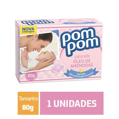 Soap Pom Pom Amond Huile 80G