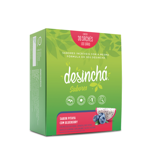 Desinchá Flavors Pitaya and Blueberry 30 sachets 
