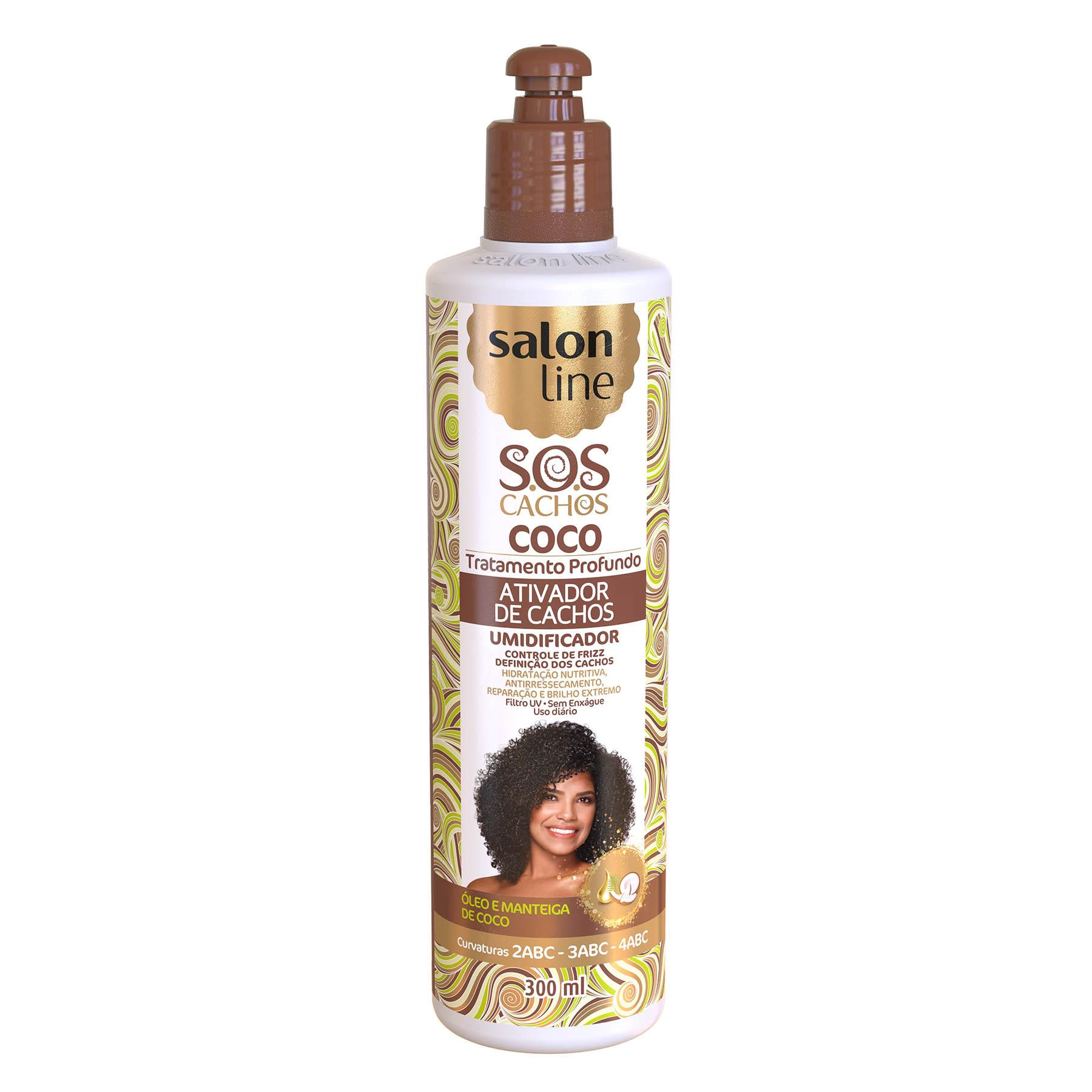 Salon Line SOS Cachos Coco Tratamento Profundo Curl Activator 300ml