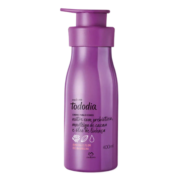 Ameixa e Flor de Baunilha Nourishing Deodorant Body Cream 400ml