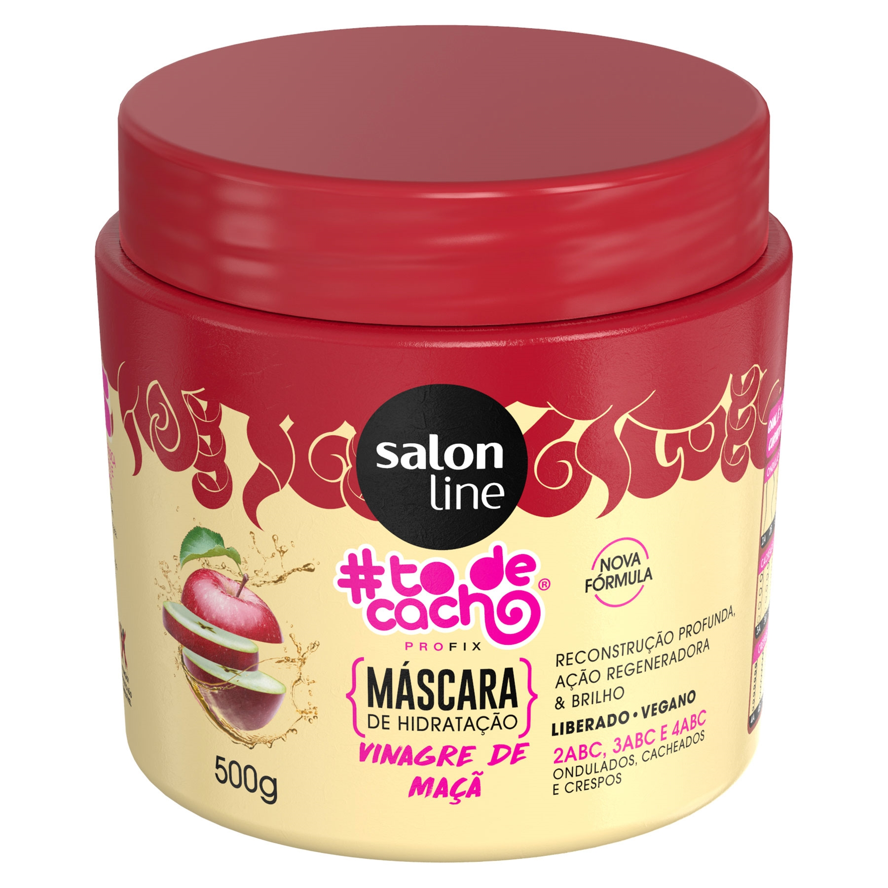 Salon Line #todecachos Apple Vinager 2ABC 3ABC 4ABC - Hair Mask 500g