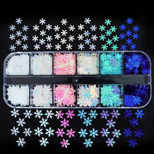 Kit 12 Snowflake Decorations