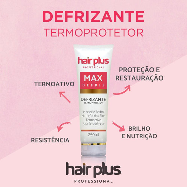 Hair Plus Defrizante Max Defriz 250ml