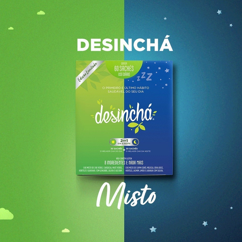 Desinchá Day and Night - 60 Sachets (30 Days + 30 Nights)