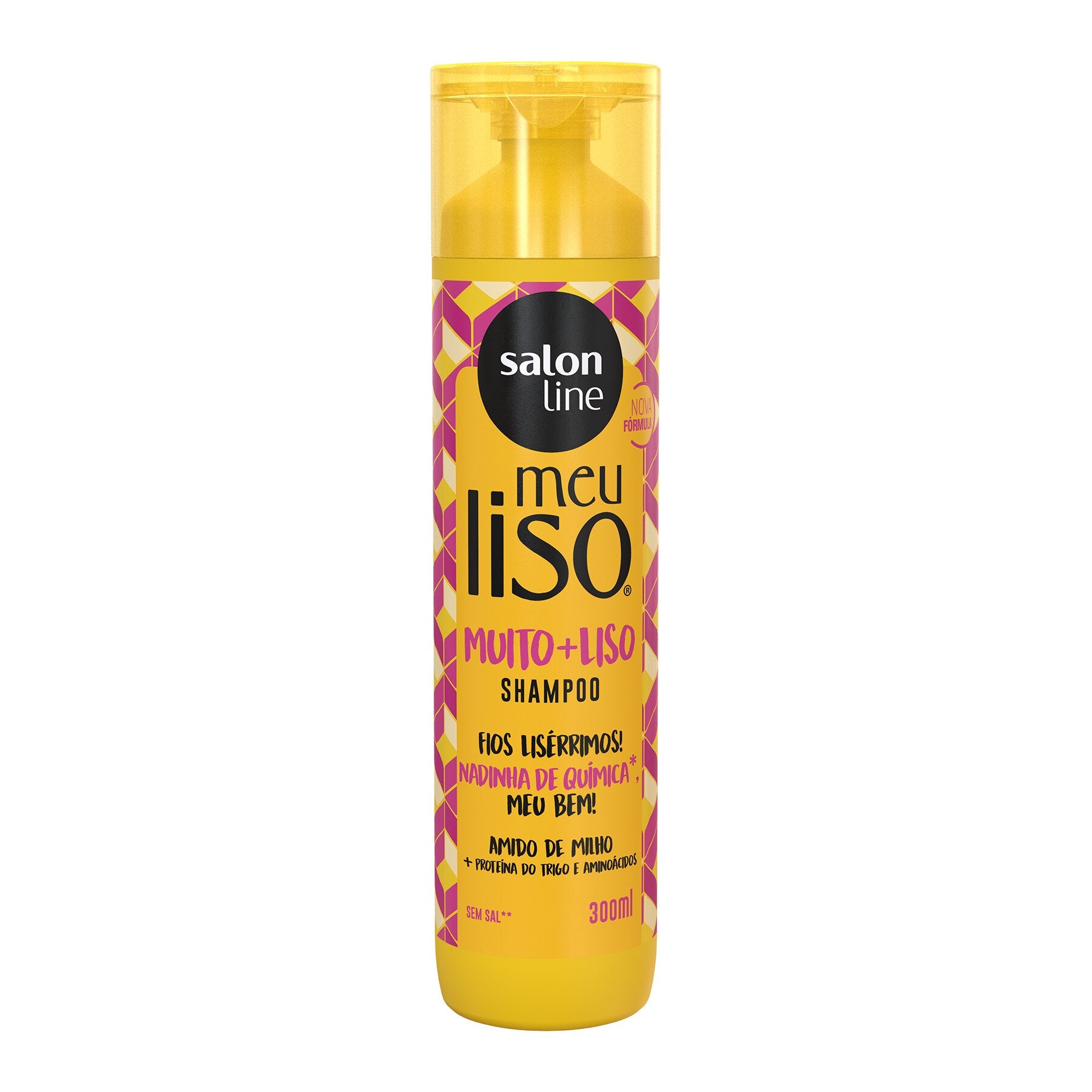 Shampoo Meu Liso Muito+Liso Amido de Milho 300ml