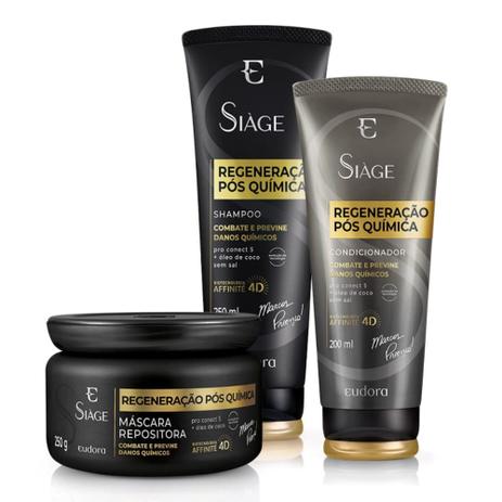 Siàge Regeneration Kit After Chemicals Shampoo + Conditioner + Mask