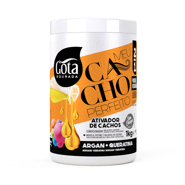 Curl Activator Meu Cacho Perfeito 2 em 1 1Kg Argan e Keratina