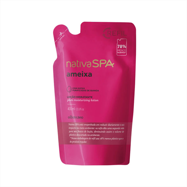NSPA Refil Loção Hidratante Corporal Ameixa, 400ml