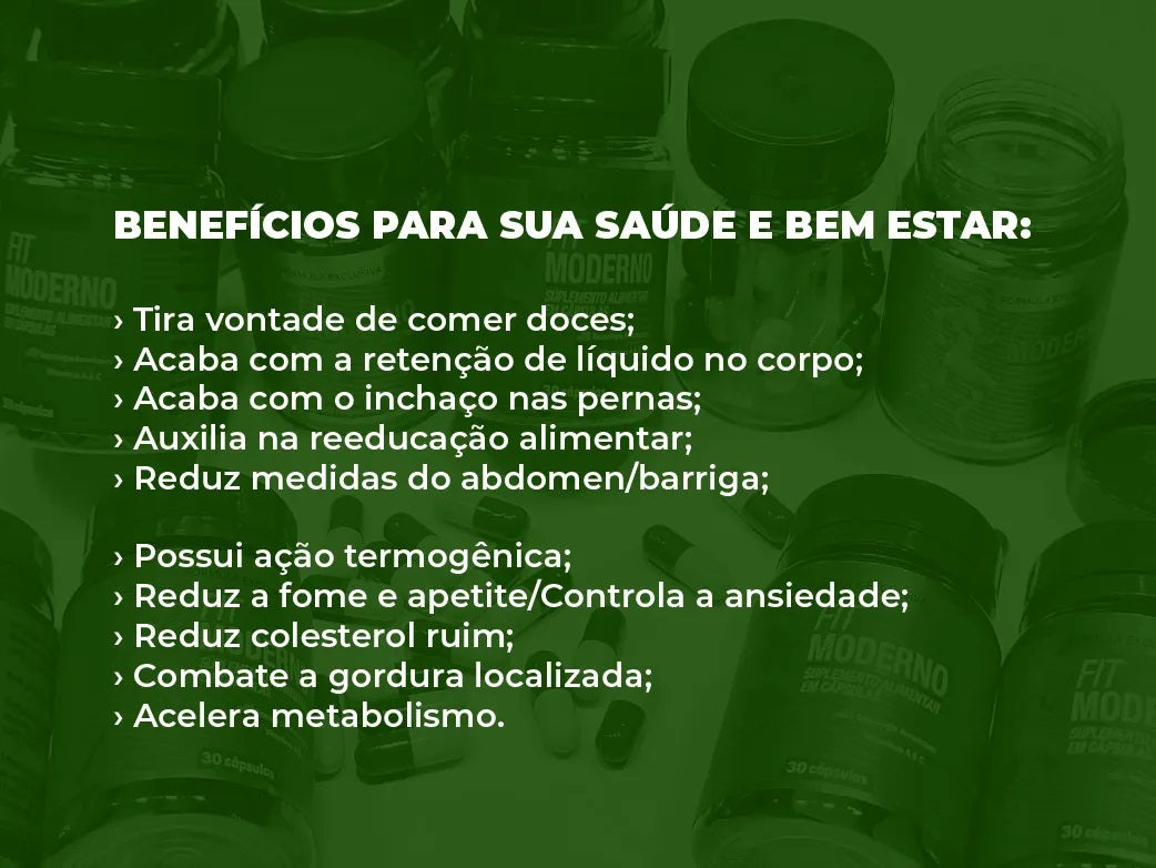 Suplemento Natural Emagrecedor - Fit Moderno