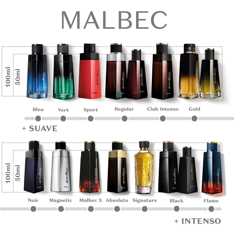 Malbec Magnetic Deodorant Cologne - 100ml