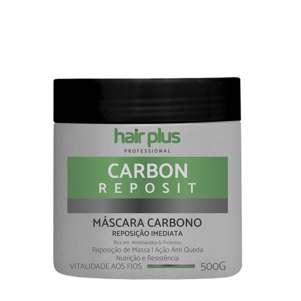 Hair Plus Máscara de Carbono 500g