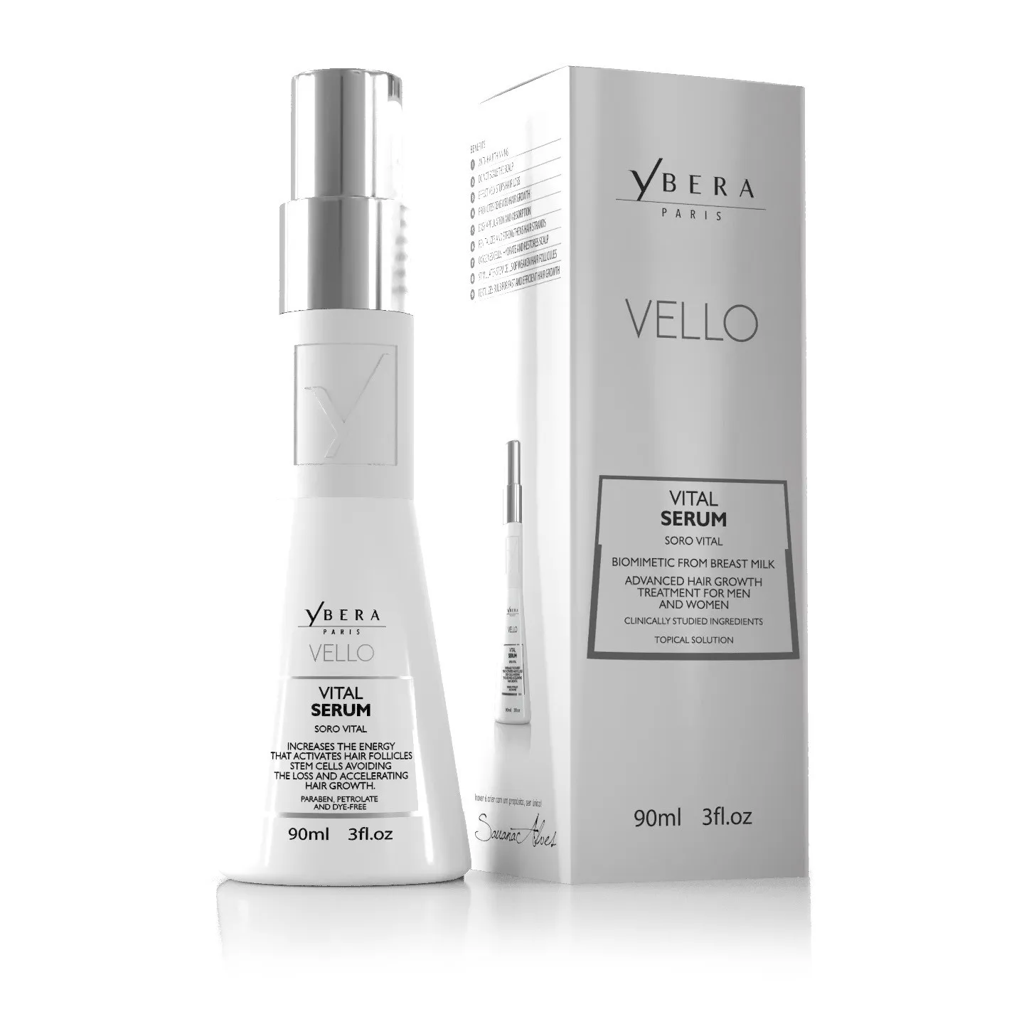 Hair Vital Serum Vello Ybera Paris - 90 ml