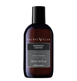 Malbec Club Liquid Soap, 250 ml - O Boticario