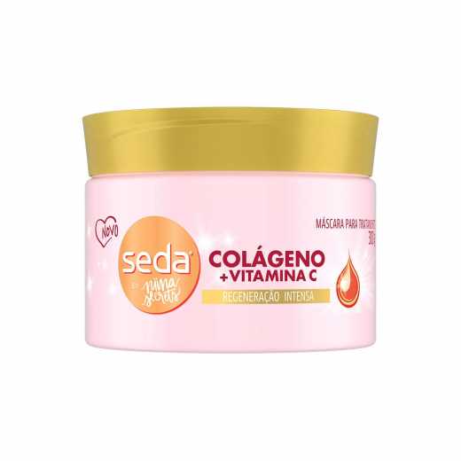 Máscara para Hidratação Seda By Niina Secrets Colágeno + Vitamina C 300g