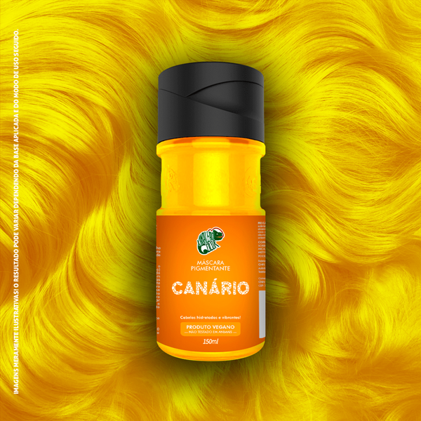 Kamaleão Color Pigmenting Mask Canário - 100ml
