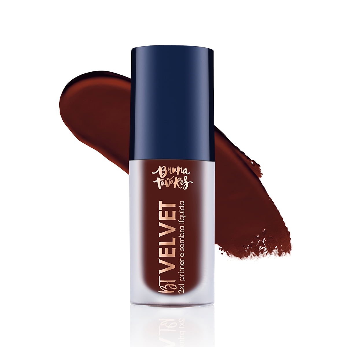 Bruna Tavares BT Velvet Liquid Eyeshadow and Primer 2x1 - Brown