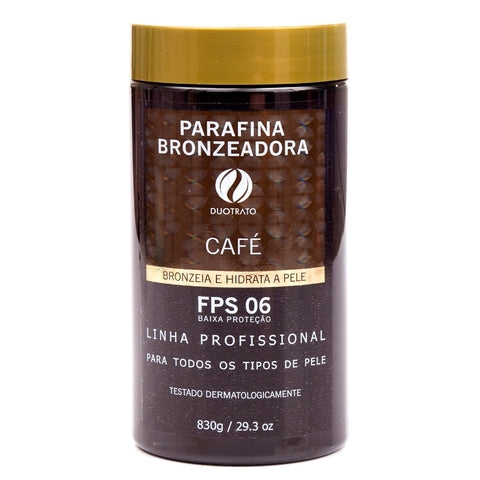 Parafina Bronzeadora Café- Duotrato 850g