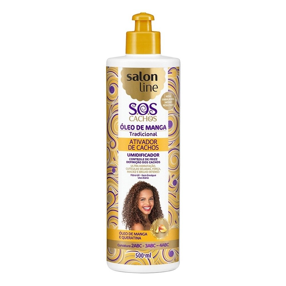 Salon Line - S.O.S Cachos, Curl Activator, Mango Oil Traditional - 500ml
